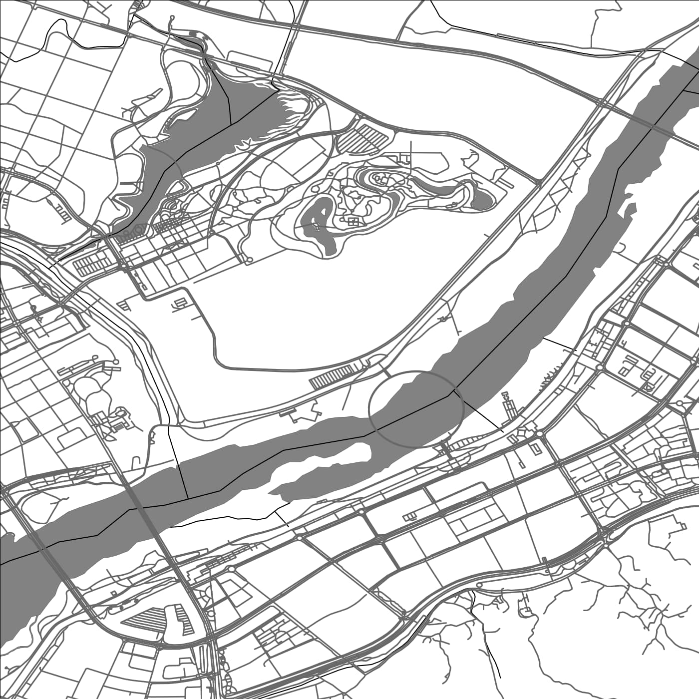 ROAD MAP OF SEJONG, SOUTH KOREA BY MAPBAKES