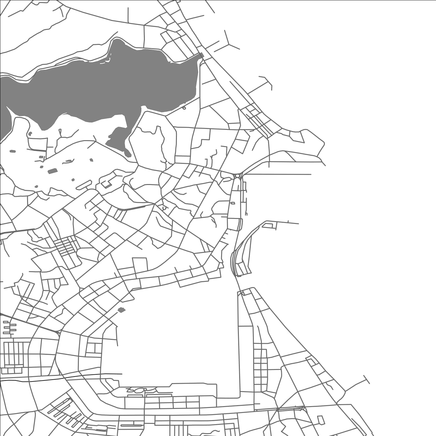 ROAD MAP OF SOKCHO, SOUTH KOREA BY MAPBAKES