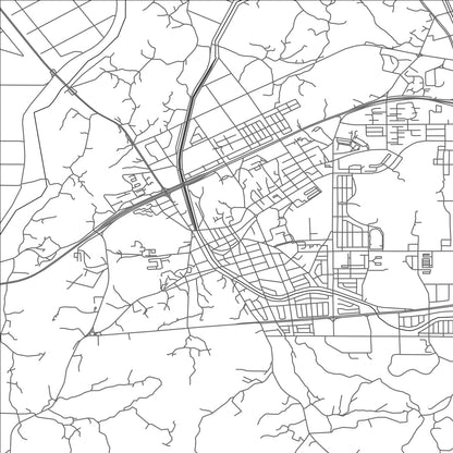 ROAD MAP OF TANGJIN, SOUTH KOREA BY MAPBAKES