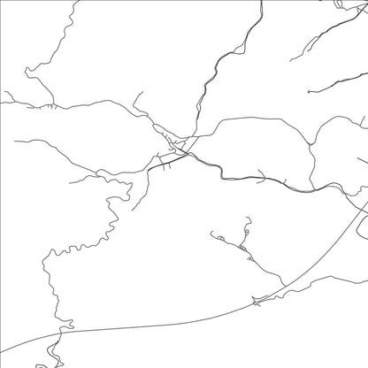 ROAD MAP OF ULCHIN, SOUTH KOREA BY MAPBAKES