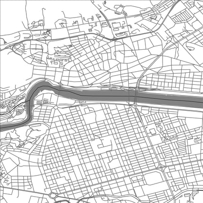 ROAD MAP OF ULSAN, SOUTH KOREA BY MAPBAKES