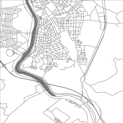 ROAD MAP OF YONGJU, SOUTH KOREA BY MAPBAKES