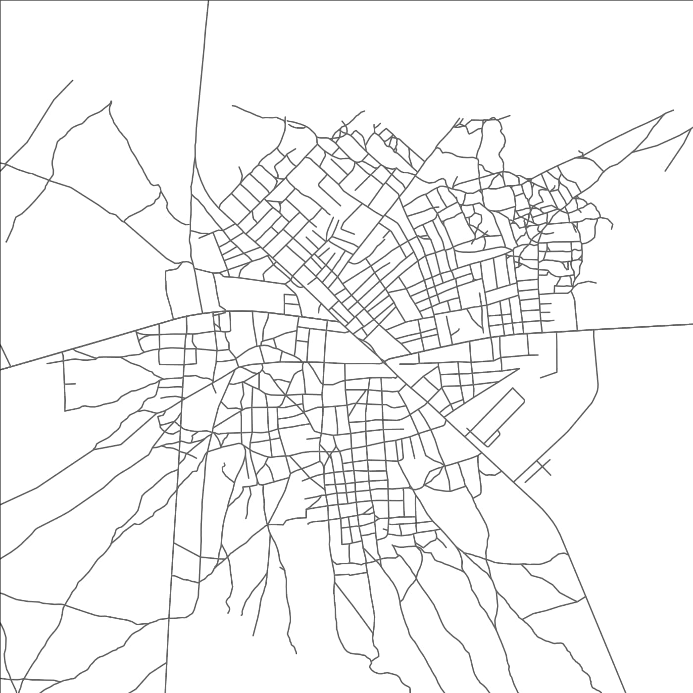 ROAD MAP OF FARAFENNI, THE GAMBIA BY MAPBAKES