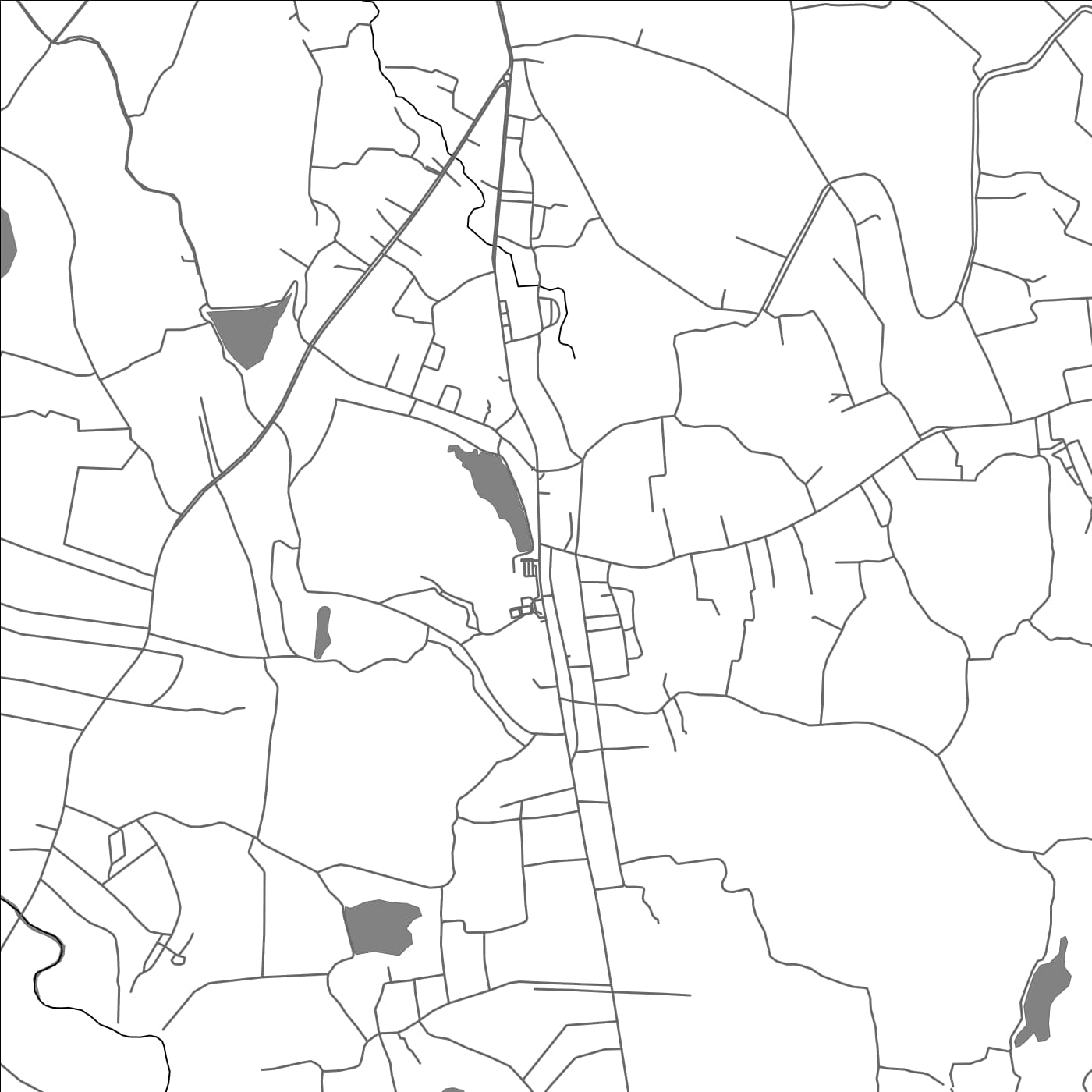 ROAD MAP OF DAMBULLA, SRI LANKA BY MAPBAKES