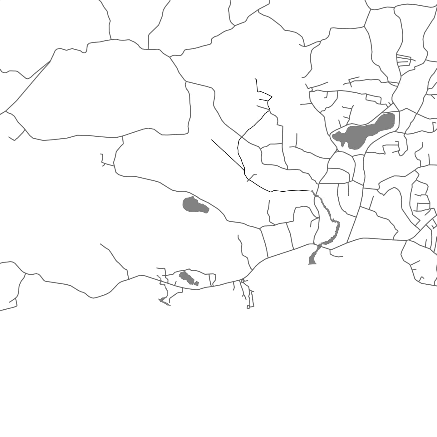 ROAD MAP OF DIKWELLA SOUTH, SRI LANKA BY MAPBAKES