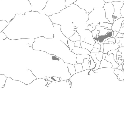 ROAD MAP OF DIKWELLA SOUTH, SRI LANKA BY MAPBAKES