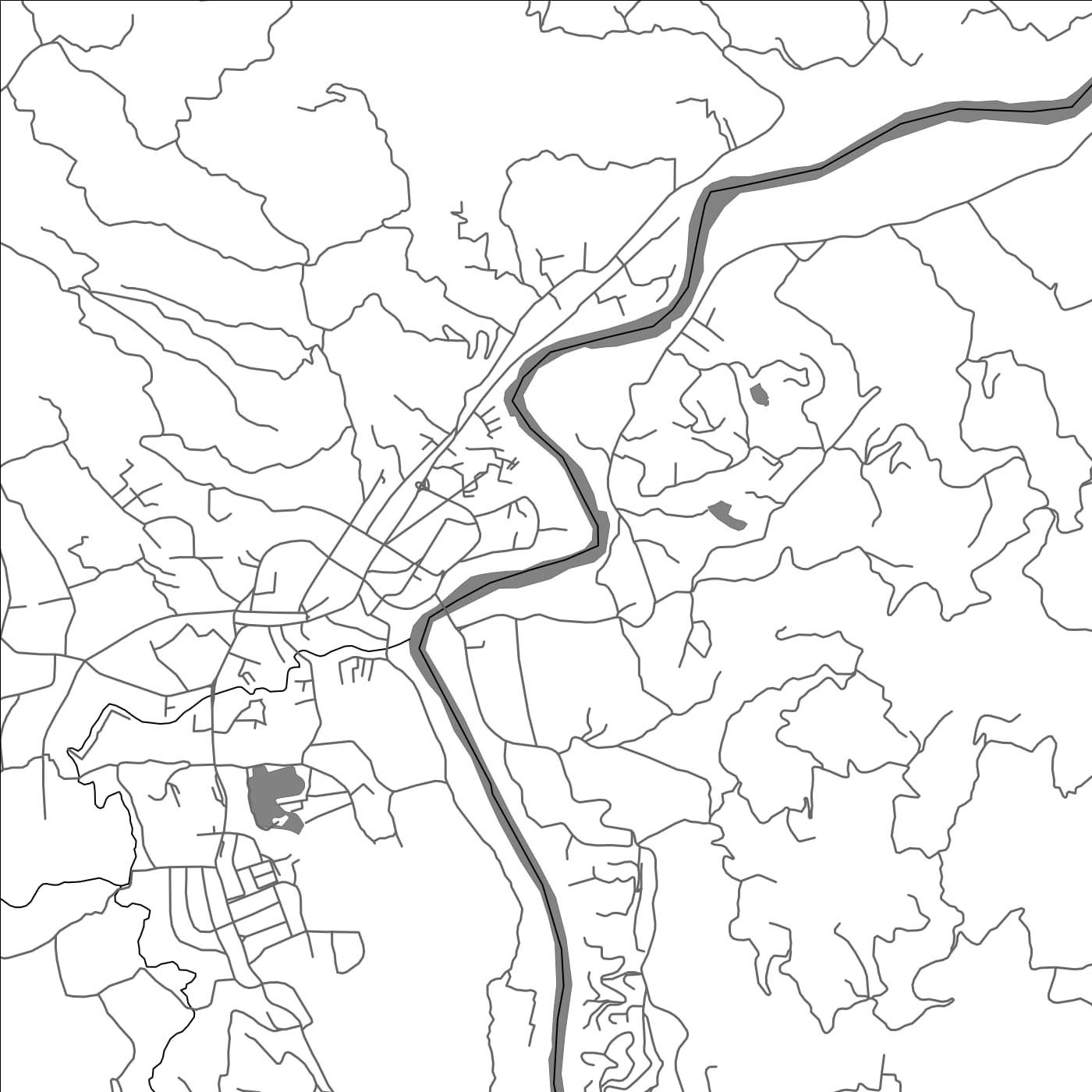 ROAD MAP OF GAMPOLA, SRI LANKA BY MAPBAKES