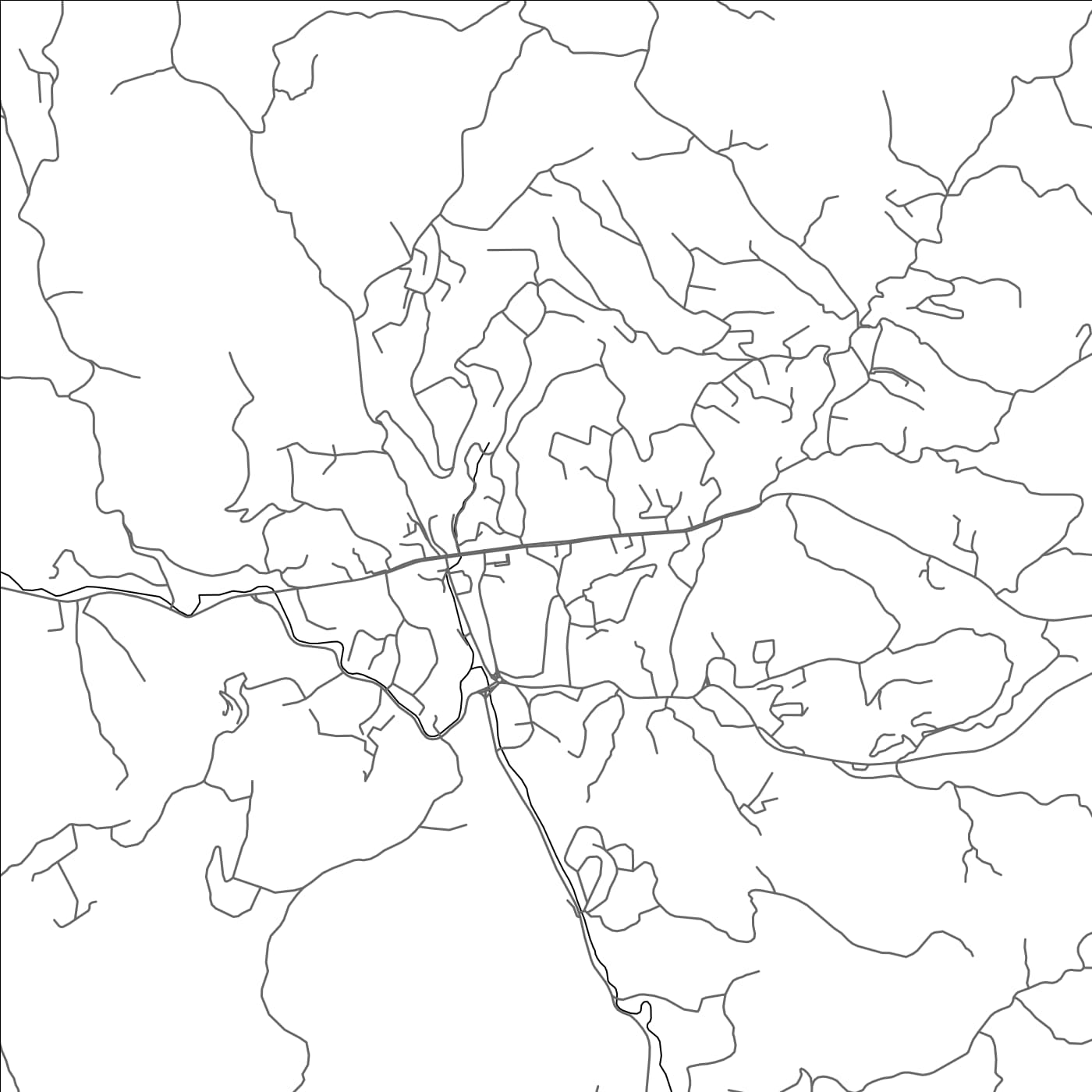 ROAD MAP OF KEGALLE, SRI LANKA BY MAPBAKES