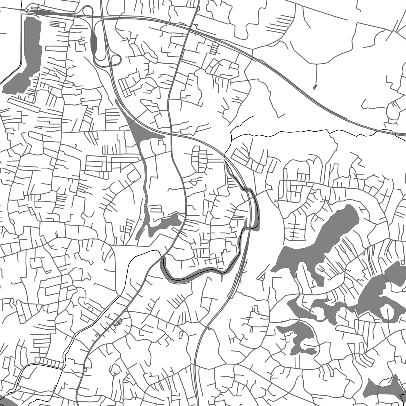 ROAD MAP OF MABOLE, SRI LANKA BY MAPBAKES