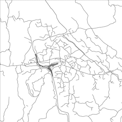 ROAD MAP OF MAWANELLA, SRI LANKA BY MAPBAKES