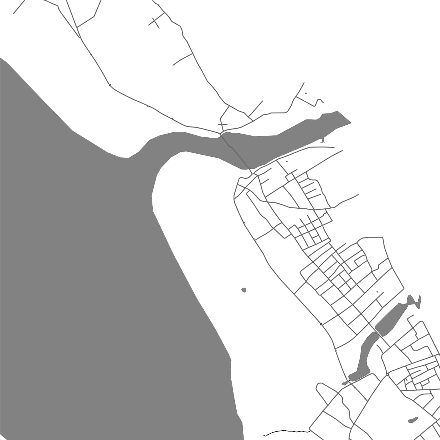 ROAD MAP OF MULLAITTIVU, SRI LANKA BY MAPBAKES