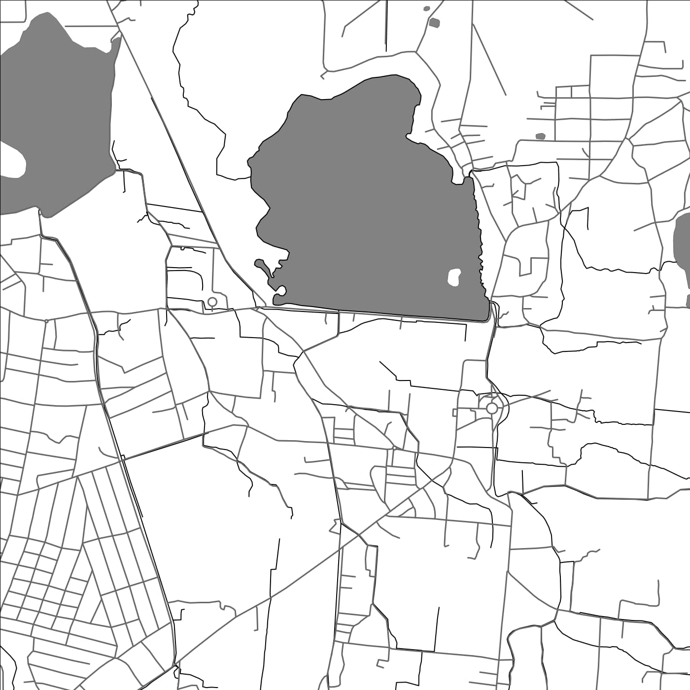 ROAD MAP OF TISSAMAHARAMA, SRI LANKA BY MAPBAKES