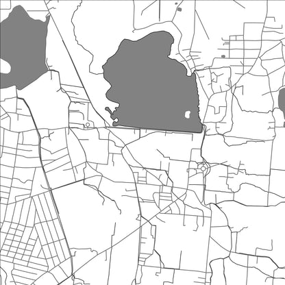 ROAD MAP OF TISSAMAHARAMA, SRI LANKA BY MAPBAKES