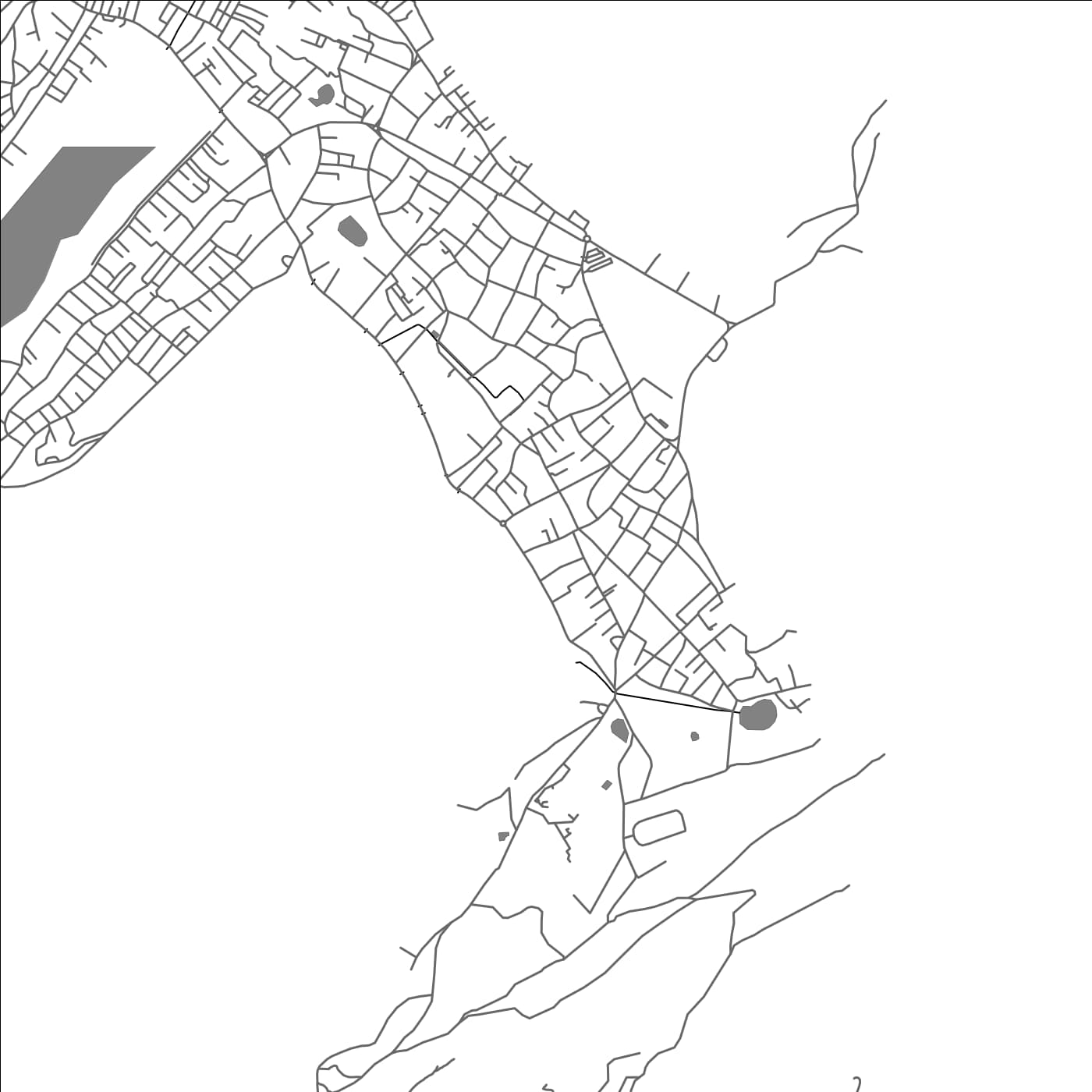 ROAD MAP OF TRINCOMALEE, SRI LANKA BY MAPBAKES