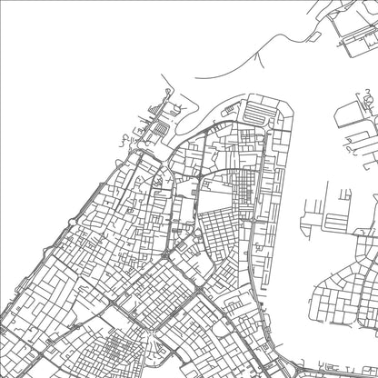 ROAD MAP OF ‘AJMĀN, UNITED ARAB EMIRATES BY MAPBAKES