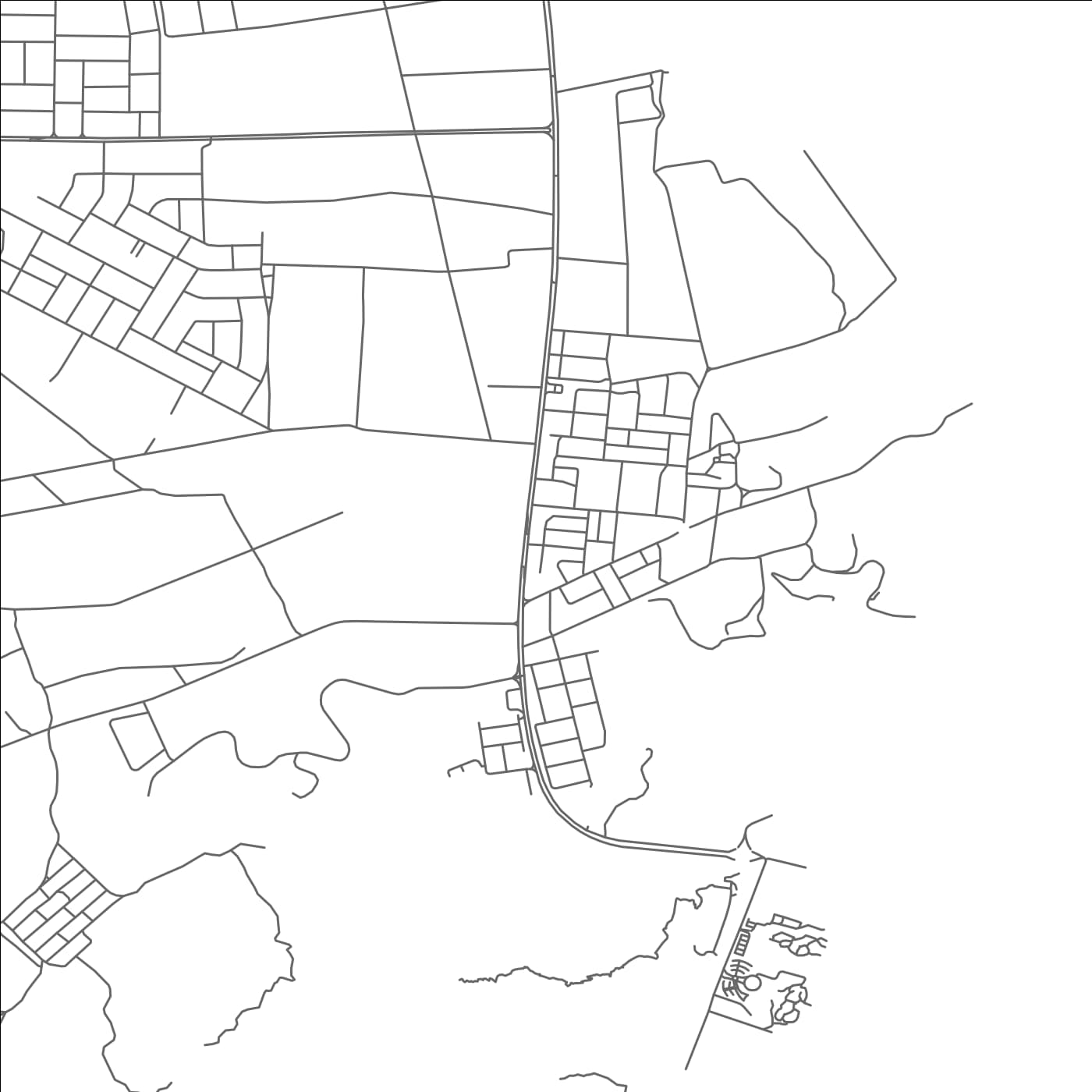 ROAD MAP OF ḐADNĀ, UNITED ARAB EMIRATES BY MAPBAKES