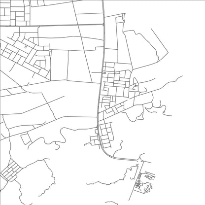 ROAD MAP OF ḐADNĀ, UNITED ARAB EMIRATES BY MAPBAKES