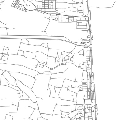 ROAD MAP OF ŞŪR, UNITED ARAB EMIRATES BY MAPBAKES