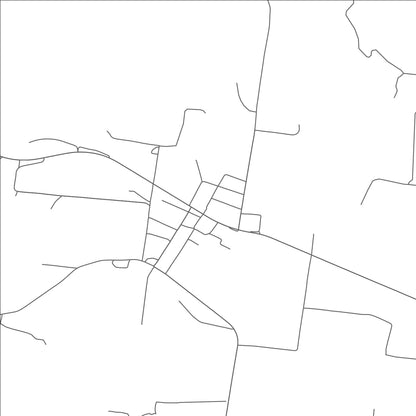 ROAD MAP OF ADAMS, TENNESSEE BY MAPBAKES