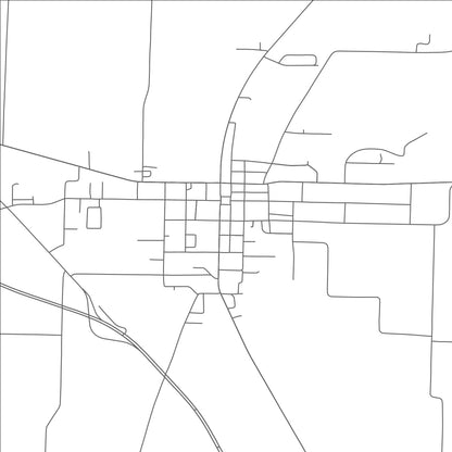 ROAD MAP OF ALAMO, TENNESSEE BY MAPBAKES