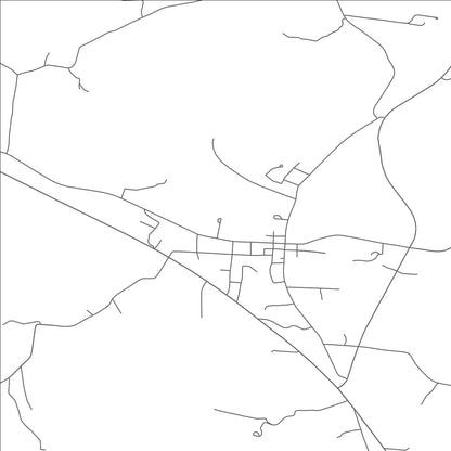 ROAD MAP OF ALEXANDRIA, TENNESSEE BY MAPBAKES