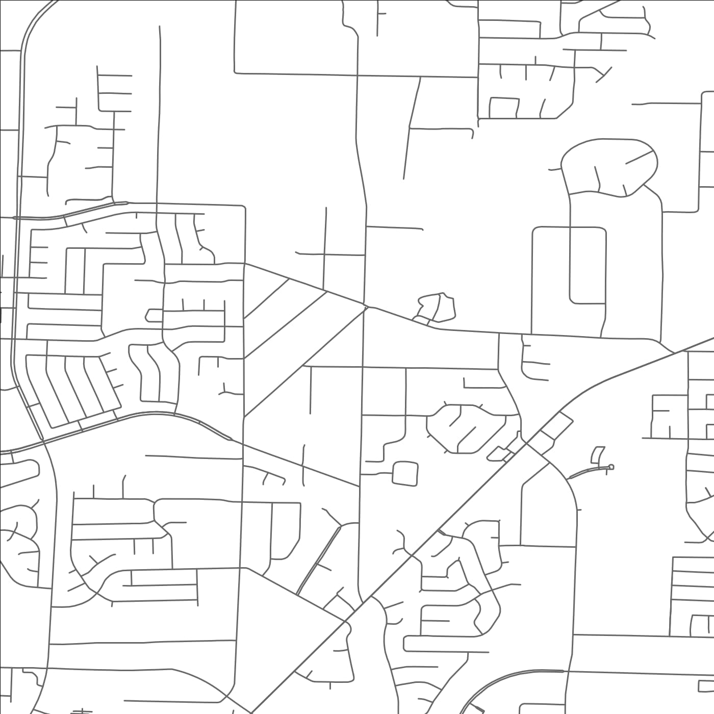 ROAD MAP OF BARTLETT, TENNESSEE BY MAPBAKES