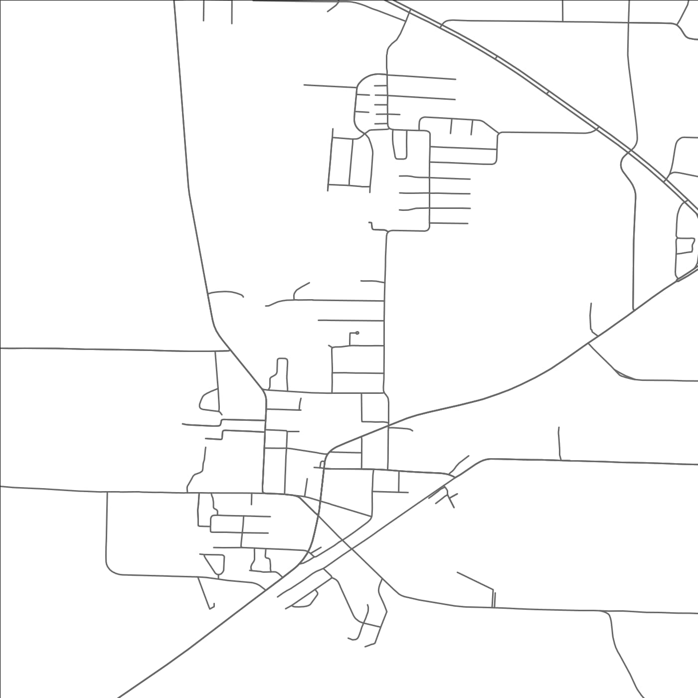 ROAD MAP OF BELLS, TENNESSEE BY MAPBAKES