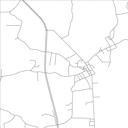 ROAD MAP OF BETHEL SPRINGS, TENNESSEE BY MAPBAKES