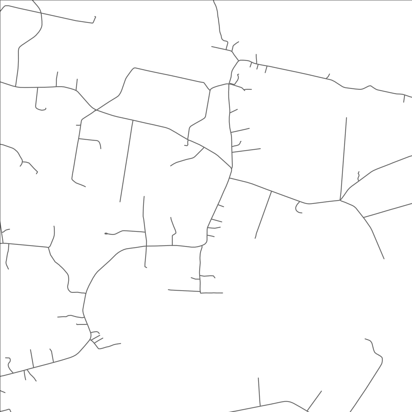 ROAD MAP OF BOWMAN, TENNESSEE BY MAPBAKES