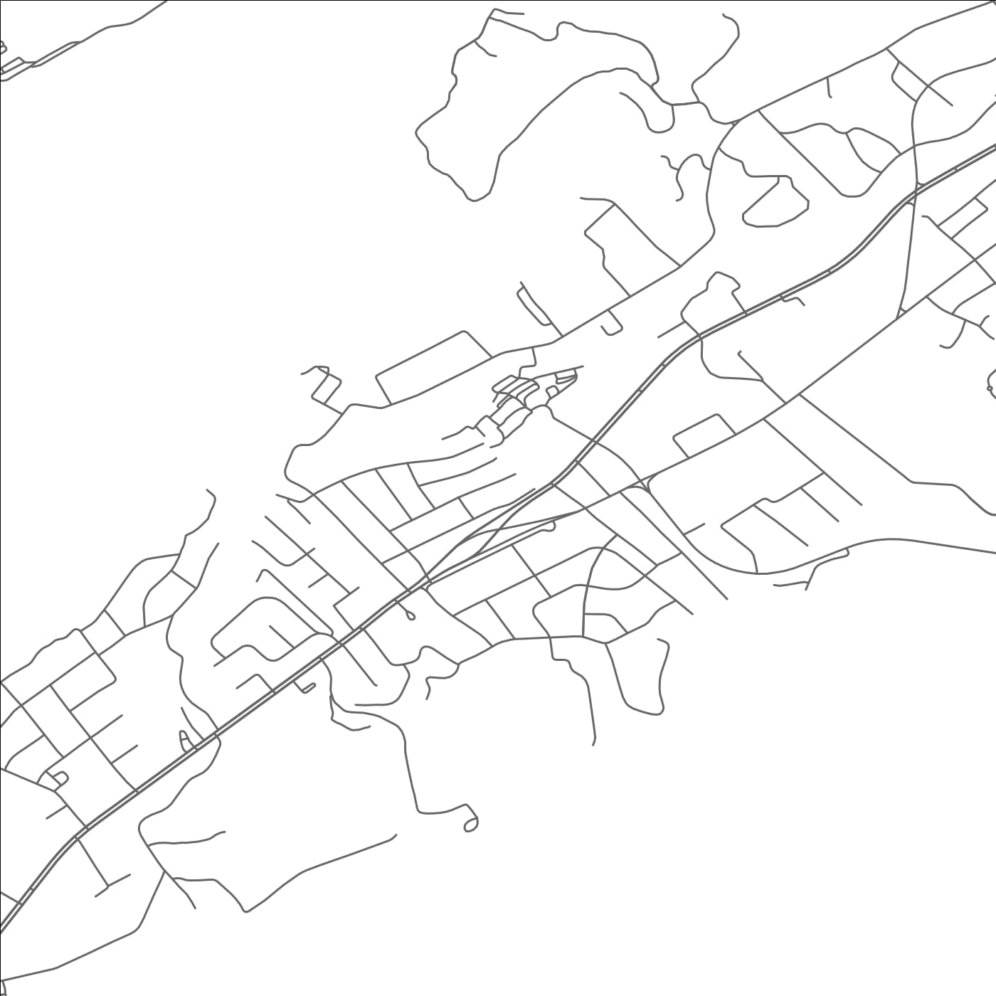 ROAD MAP OF BRISTOL, TENNESSEE BY MAPBAKES