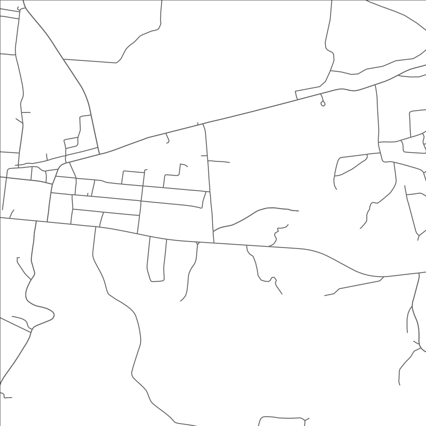 ROAD MAP OF BURNS, TENNESSEE BY MAPBAKES