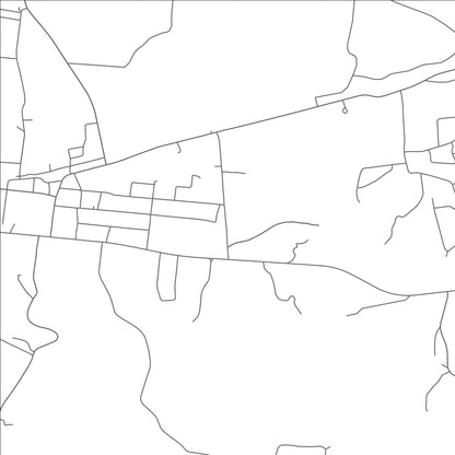 ROAD MAP OF BURNS, TENNESSEE BY MAPBAKES