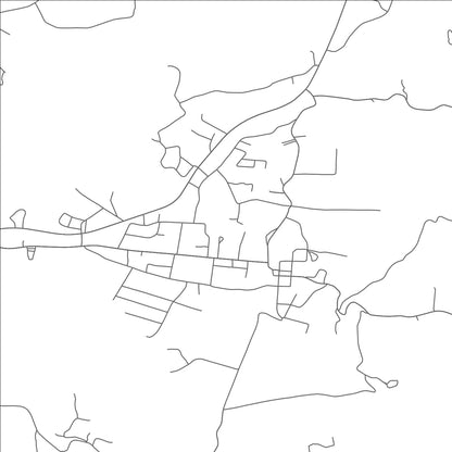 ROAD MAP OF BYRDSTOWN, TENNESSEE BY MAPBAKES