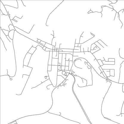 ROAD MAP OF CELINA, TENNESSEE BY MAPBAKES