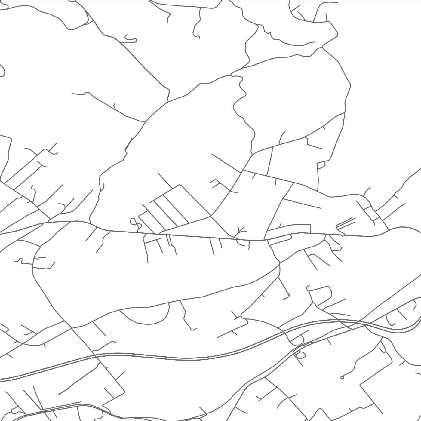 ROAD MAP OF CENTRAL, TENNESSEE BY MAPBAKES