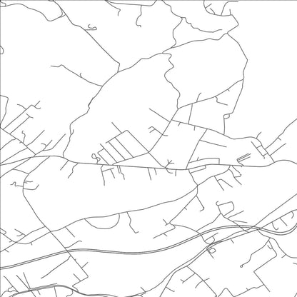 ROAD MAP OF CENTRAL, TENNESSEE BY MAPBAKES