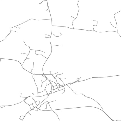 ROAD MAP OF CHARLOTTE, TENNESSEE BY MAPBAKES
