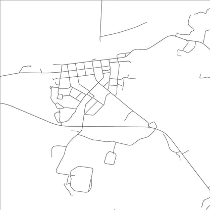 ROAD MAP OF CLIFTON, TENNESSEE BY MAPBAKES