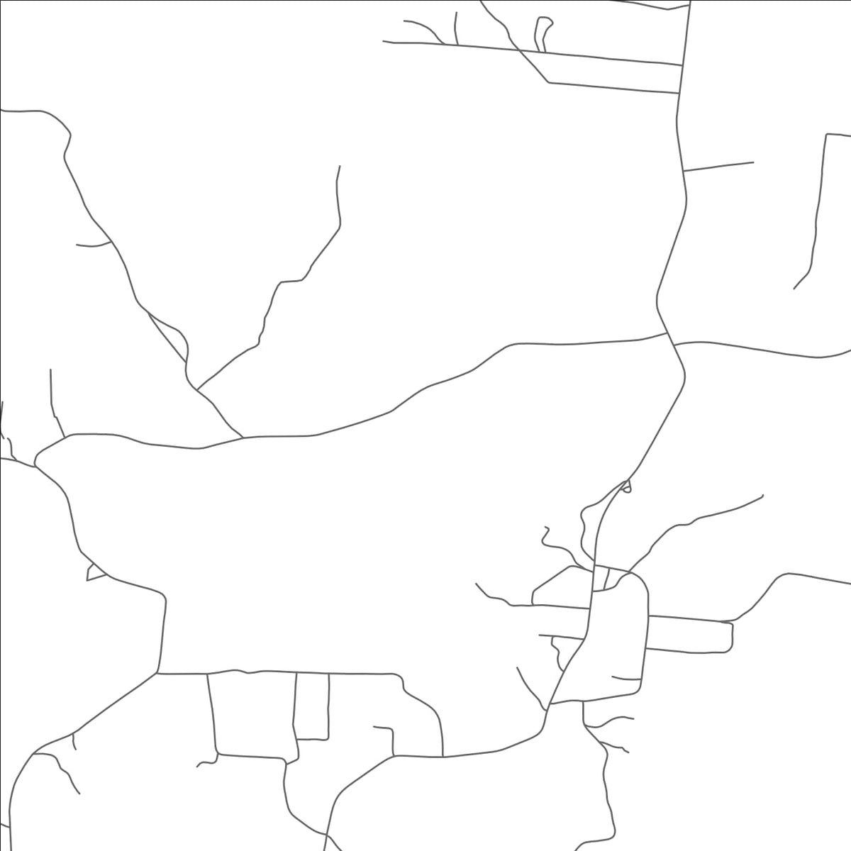 ROAD MAP OF COALMONT, TENNESSEE BY MAPBAKES