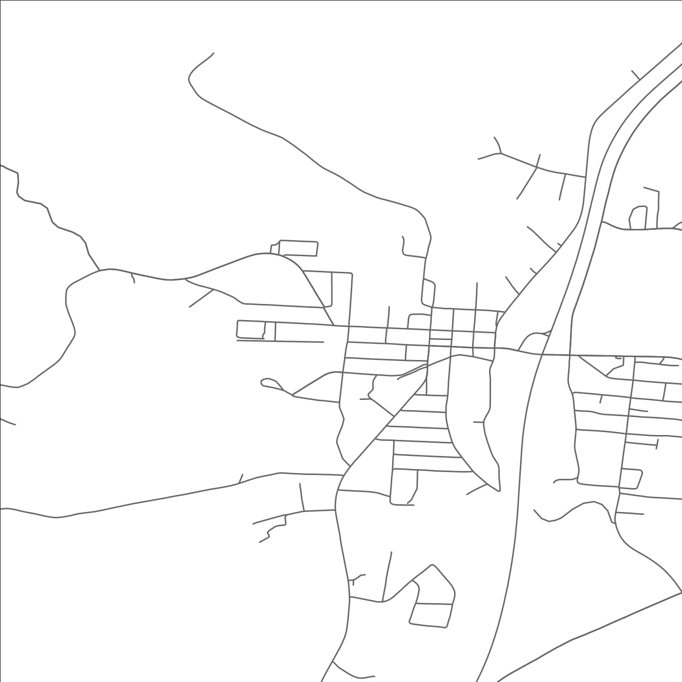 ROAD MAP OF COLLINWOOD, TENNESSEE BY MAPBAKES