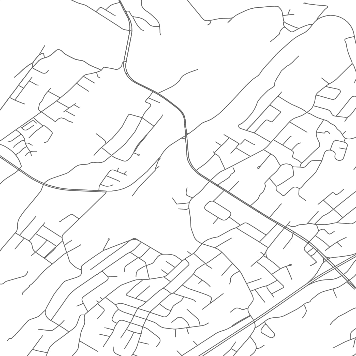 ROAD MAP OF COLONIAL HEIGHTS, TENNESSEE BY MAPBAKES