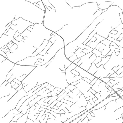 ROAD MAP OF COLONIAL HEIGHTS, TENNESSEE BY MAPBAKES