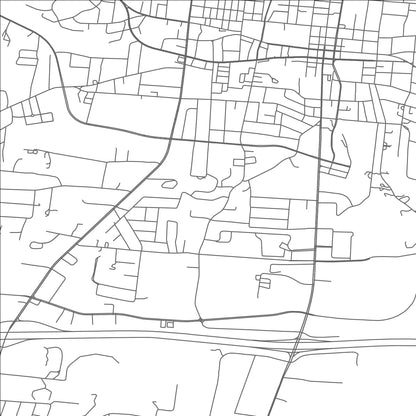 ROAD MAP OF COOKEVILLE, TENNESSEE BY MAPBAKES