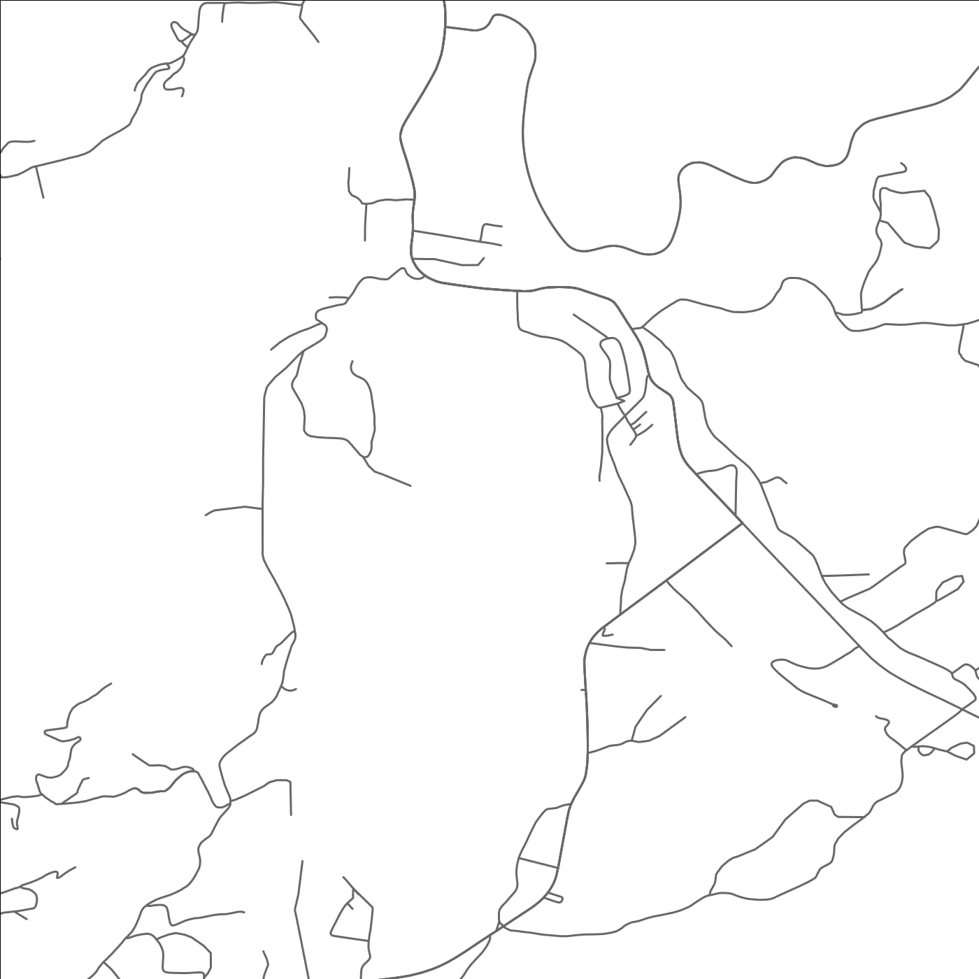 ROAD MAP OF COSBY, TENNESSEE BY MAPBAKES