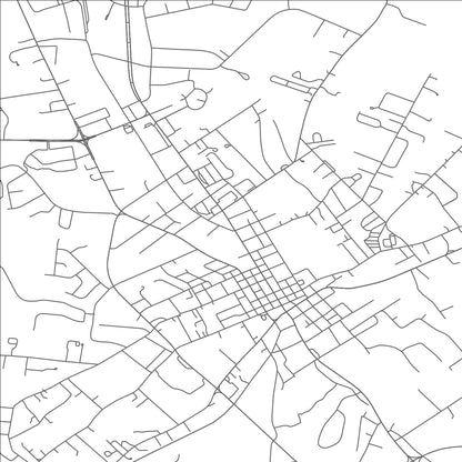 ROAD MAP OF CROSSVILLE, TENNESSEE BY MAPBAKES