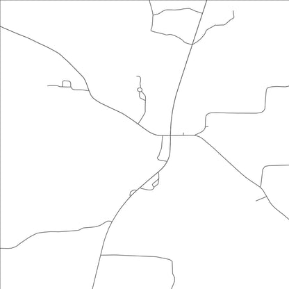 ROAD MAP OF DANCYVILLE, TENNESSEE BY MAPBAKES