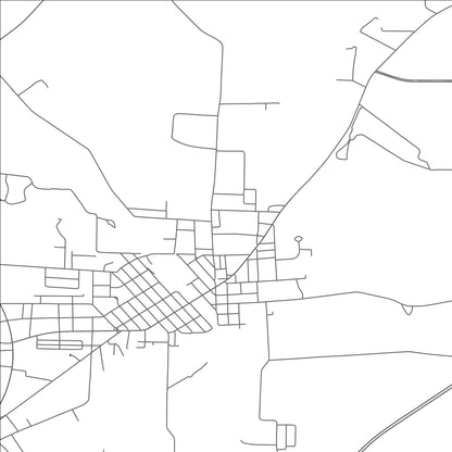 ROAD MAP OF DECHERD, TENNESSEE BY MAPBAKES