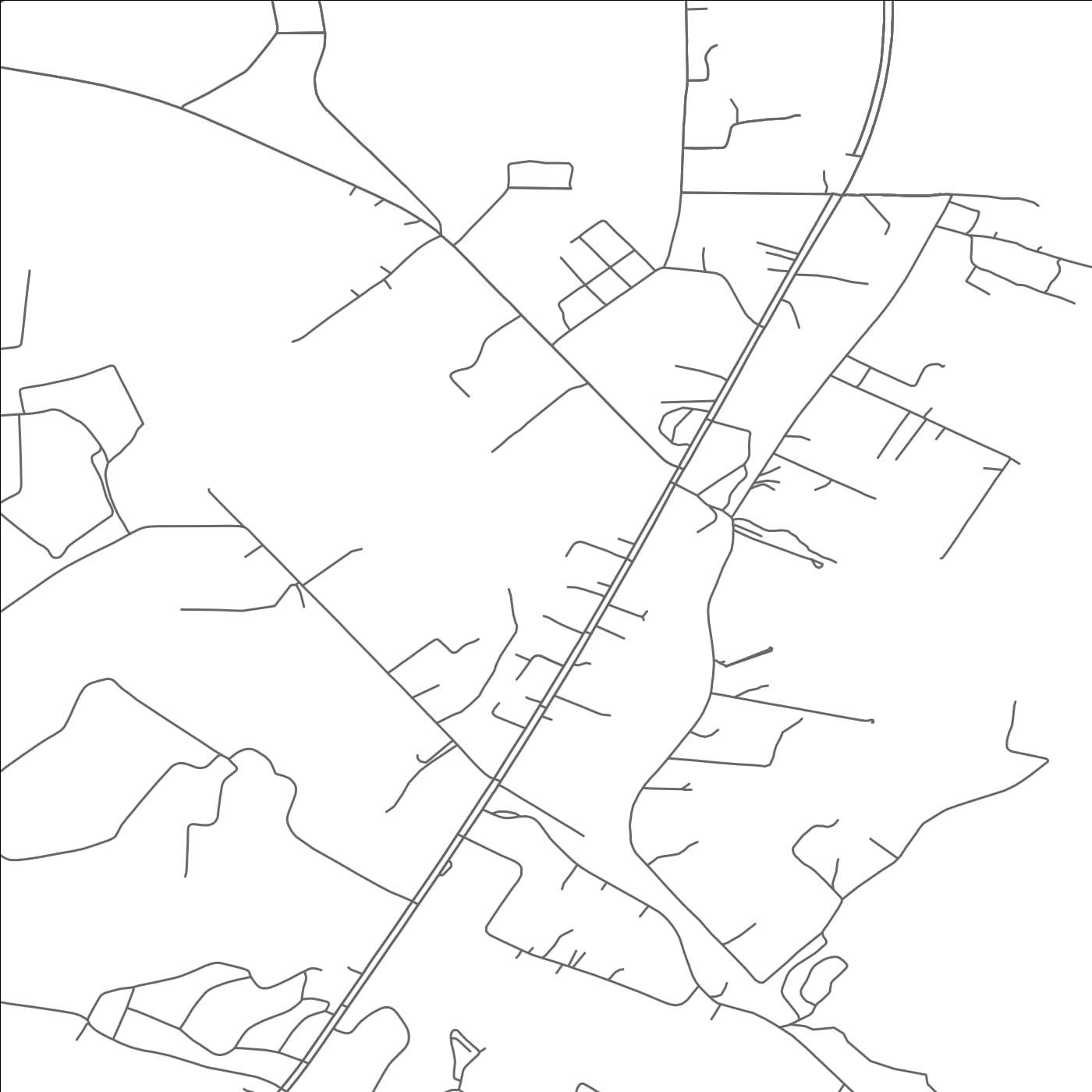 ROAD MAP OF DELANO, TENNESSEE BY MAPBAKES