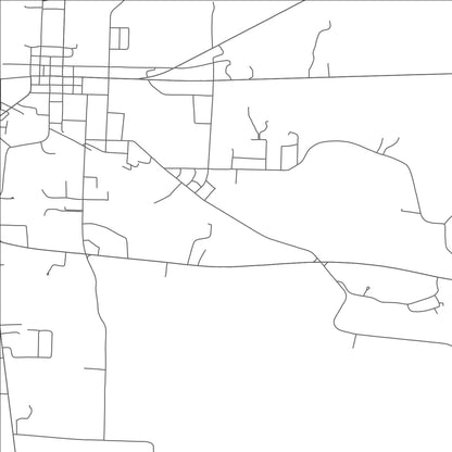 ROAD MAP OF DRESDEN, TENNESSEE BY MAPBAKES