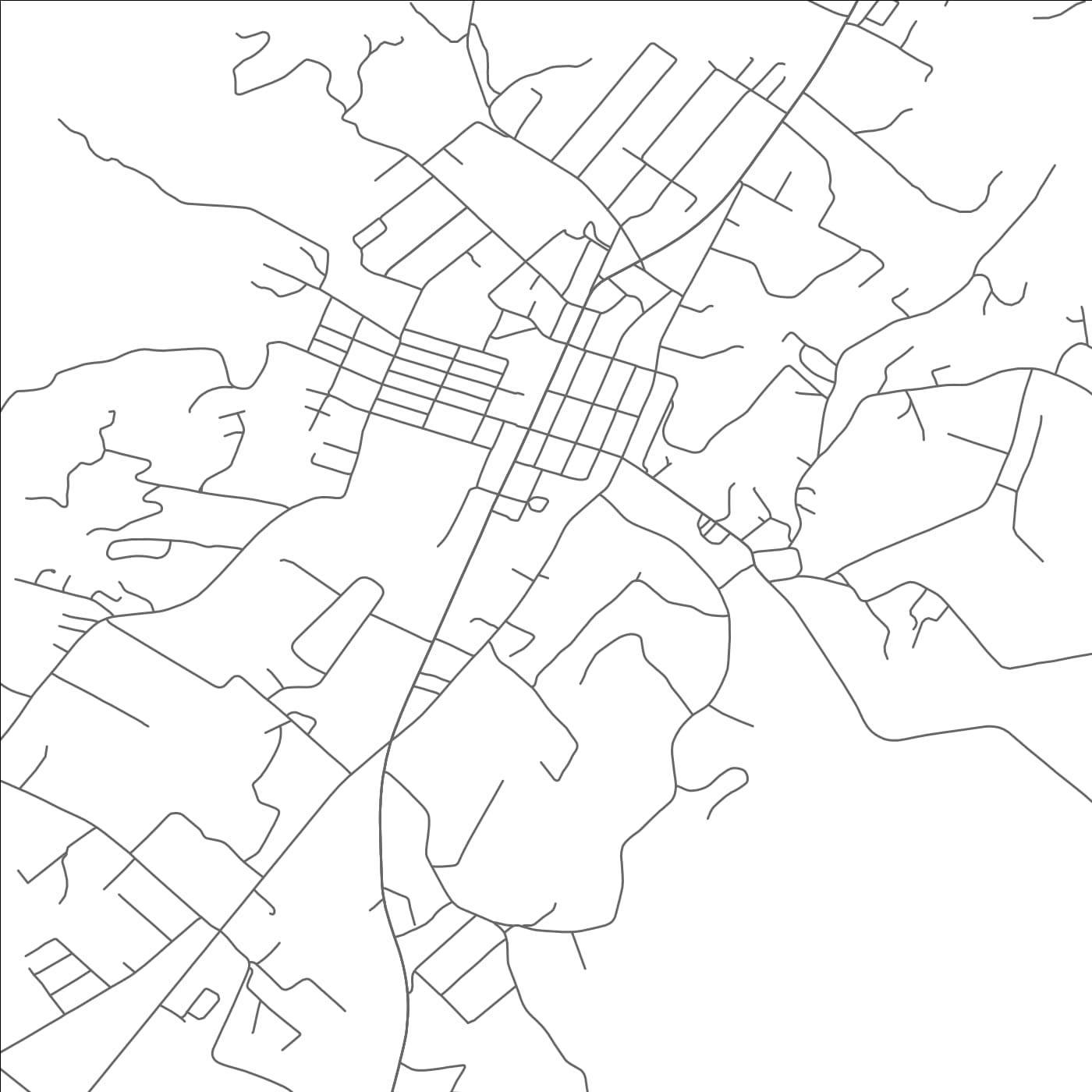 ROAD MAP OF DUNLAP, TENNESSEE BY MAPBAKES